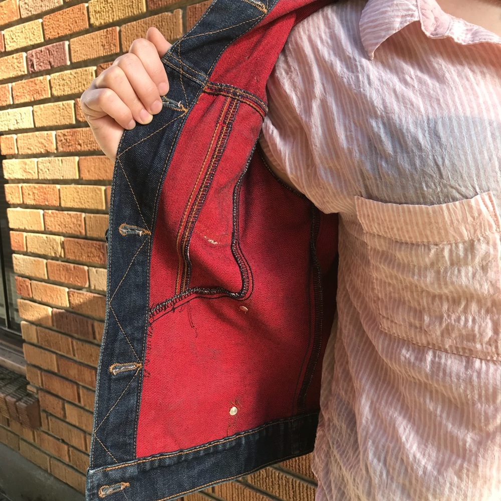 Hand Painted DK Denim Jacket - Picture 6 of 6